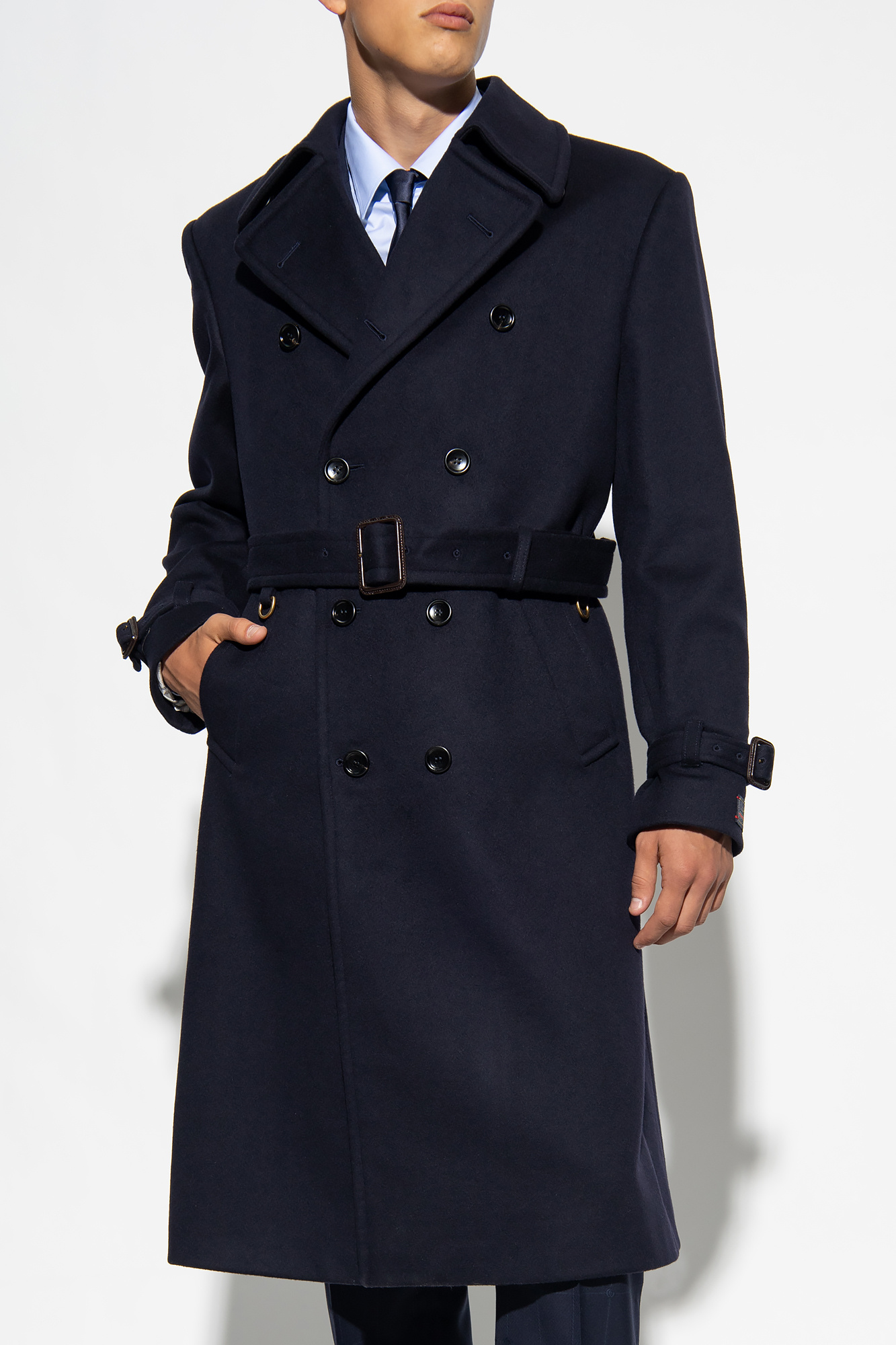 Gucci navy clearance coat